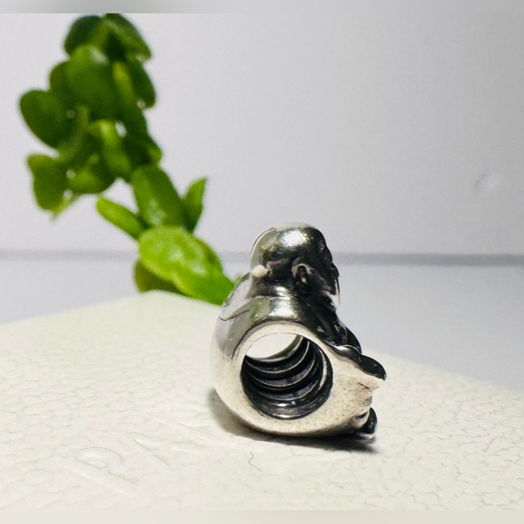 Authentic Pandora Retired Smiling Buddha S925 Ale Charm - Picture 8 of 11
